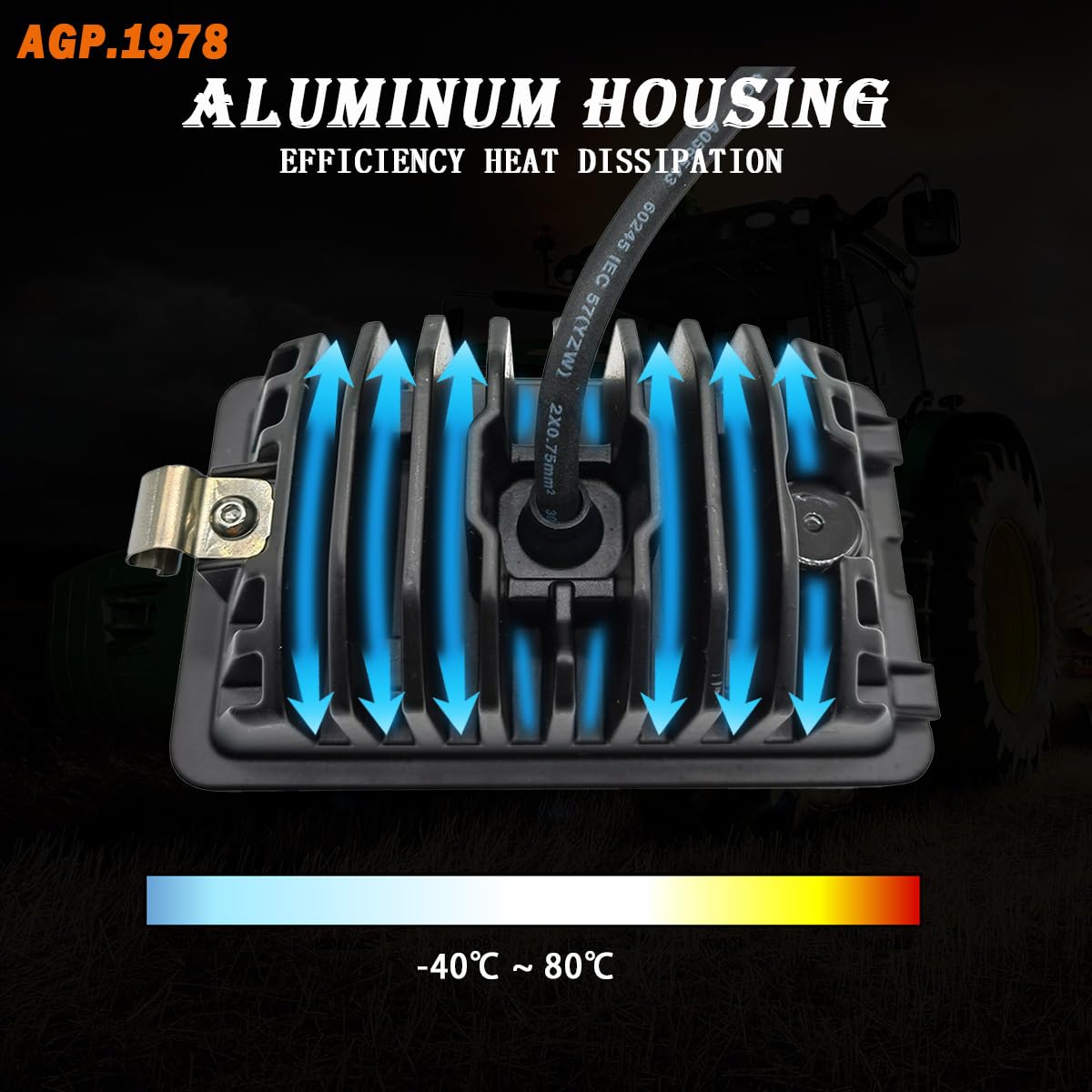 Amazon.com: AGP.1978 40W LED Headlight Work Light AT345169
